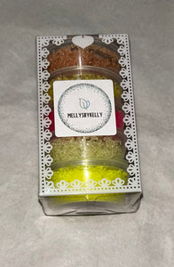 Shimmering granules